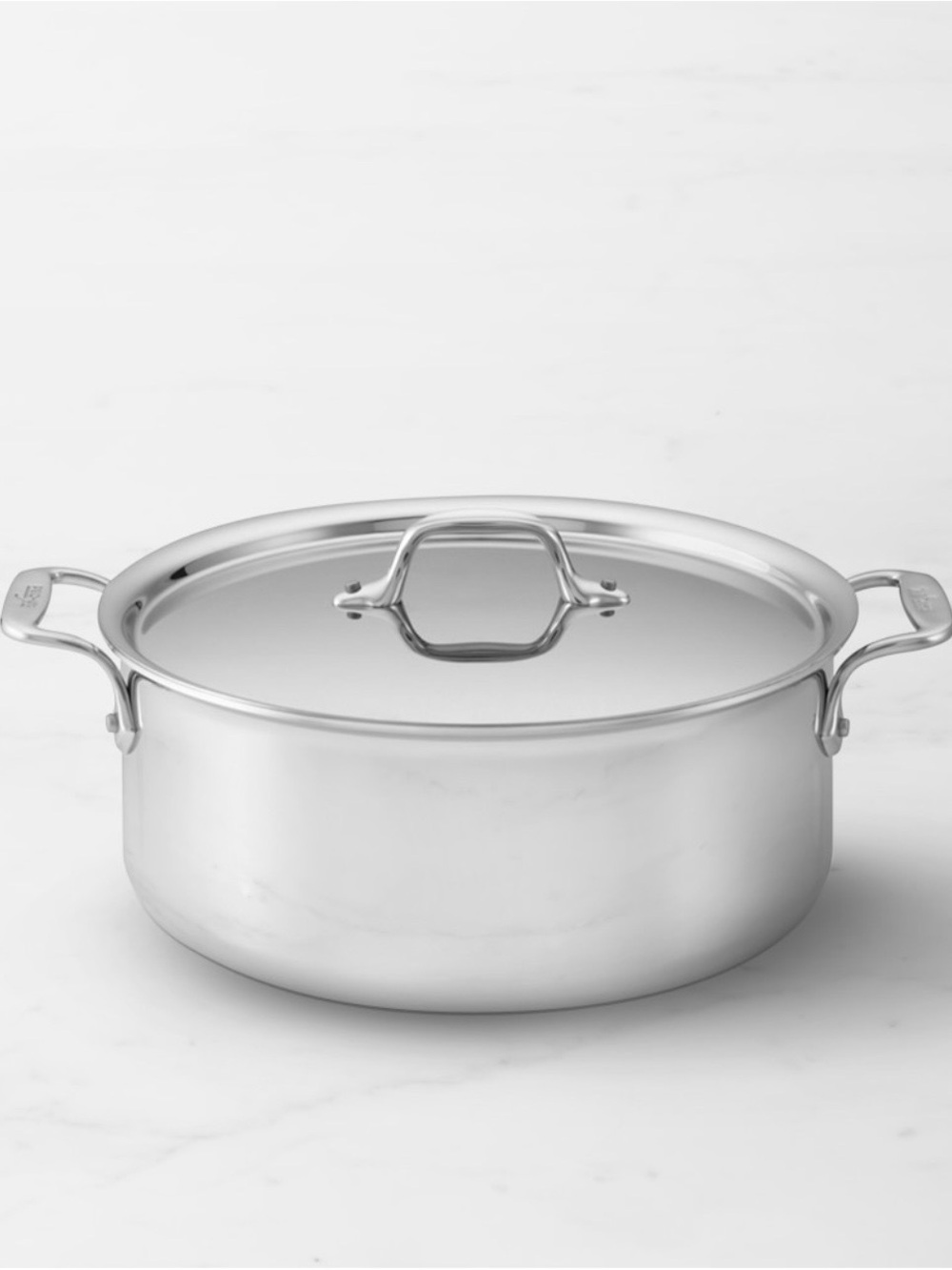 All-Clad D3® Tri-Ply Stainless-Steel Stock Pot 6 Quart with lid